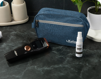 Kelio™ Pulse IPL Laser Hair Removal Handset + Hair Inhibitor + Travel Bag Bundle